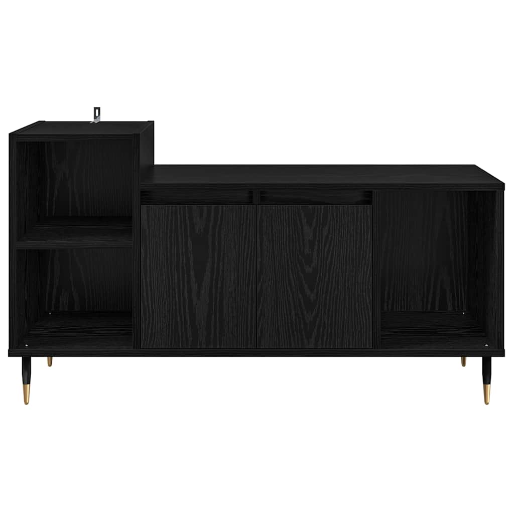 TV ormar Crni hrast 100 x 35 x 55 cm Konstruirano drvo