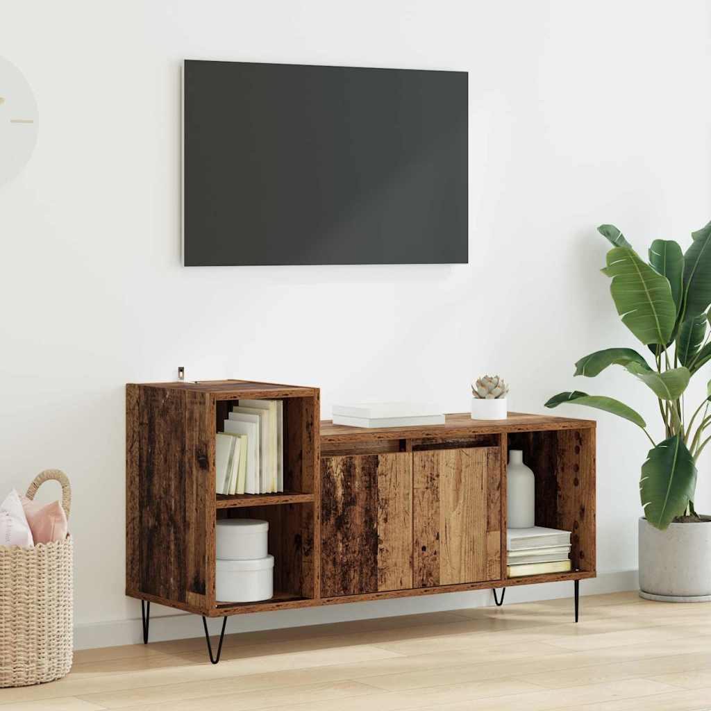 TV ormar Staro drvo 100 x 35 x 55 cm Konstruirano drvo