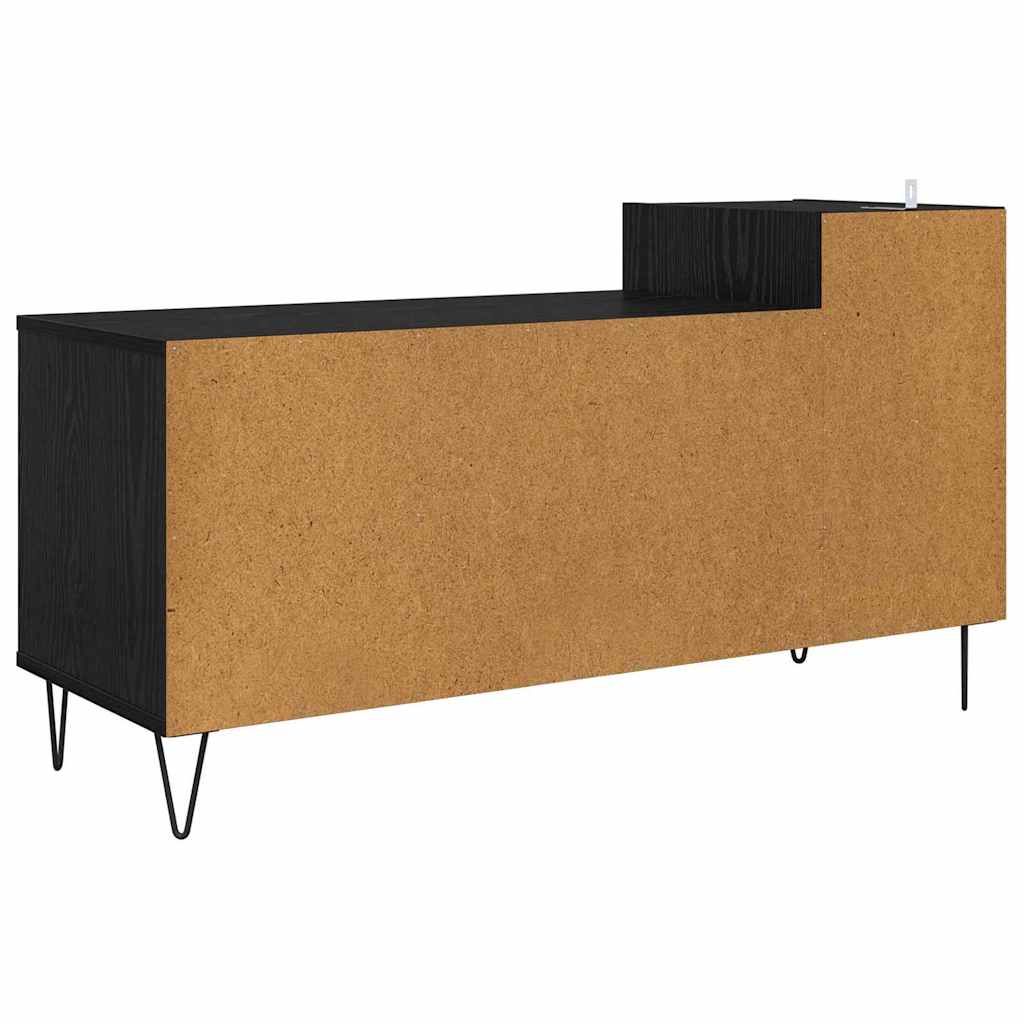 TV ormar Crni hrast 100 x 35 x 55 cm Konstruirano drvo