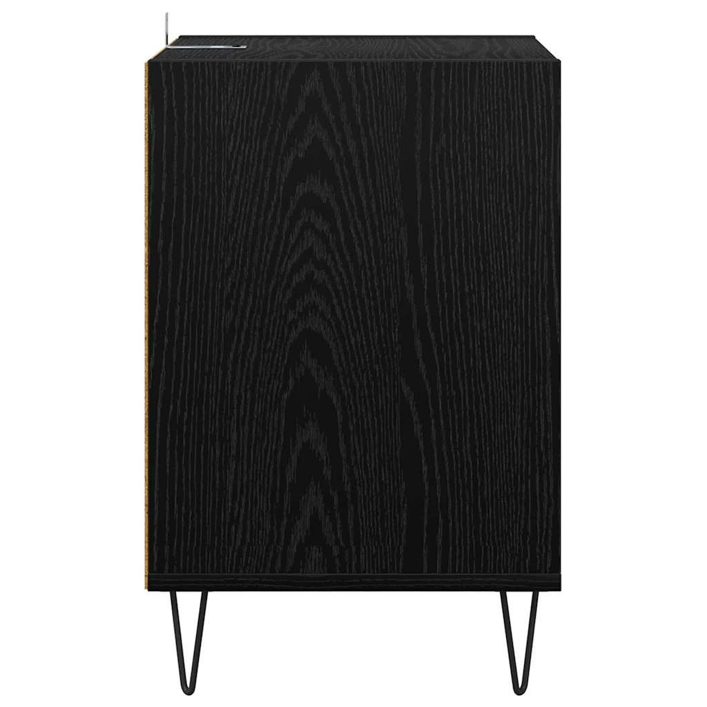TV ormar Crni hrast 100 x 35 x 55 cm Konstruirano drvo