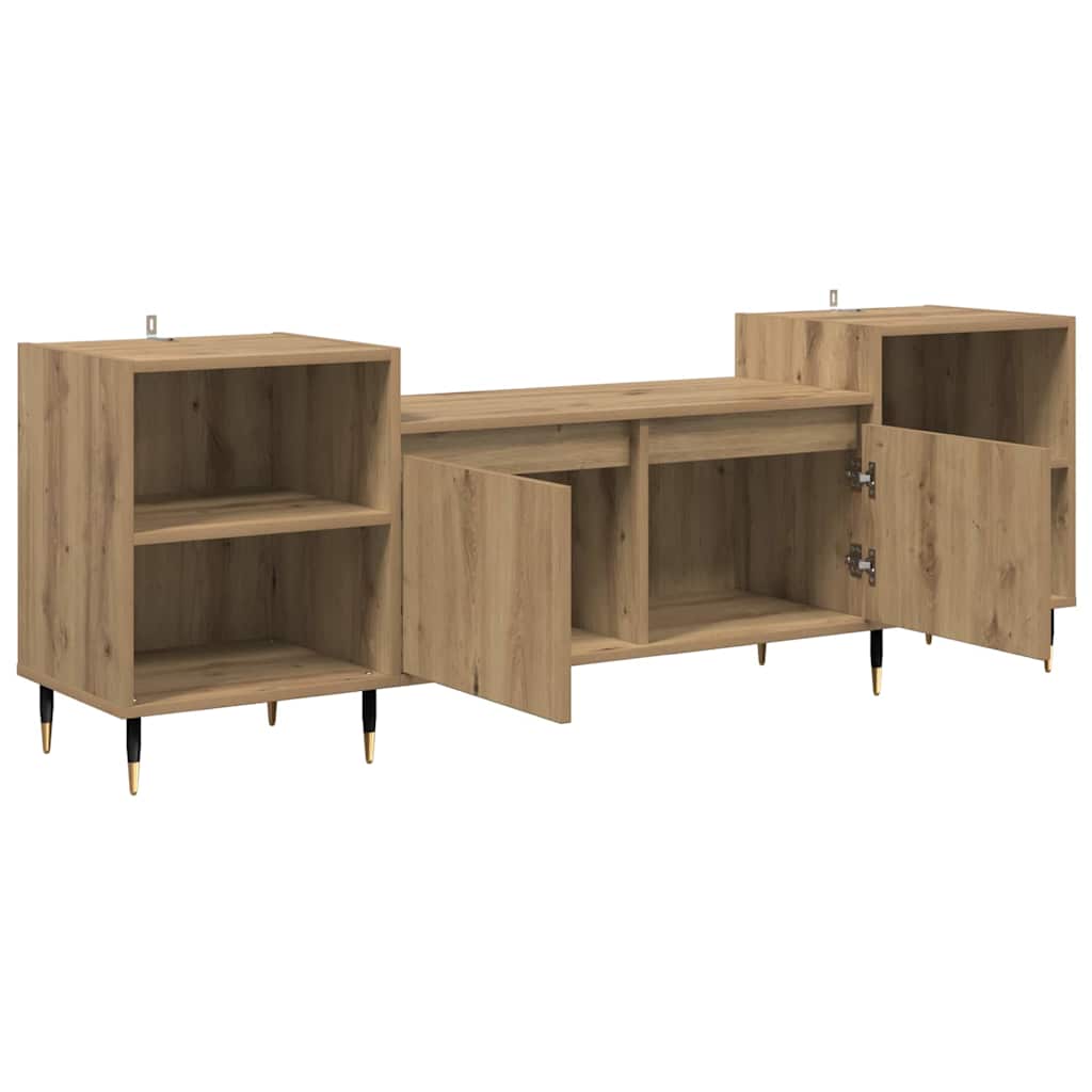 TV ormar Umjetnički hrast 160 x 35 x 55 cm Konstruirano drvo
