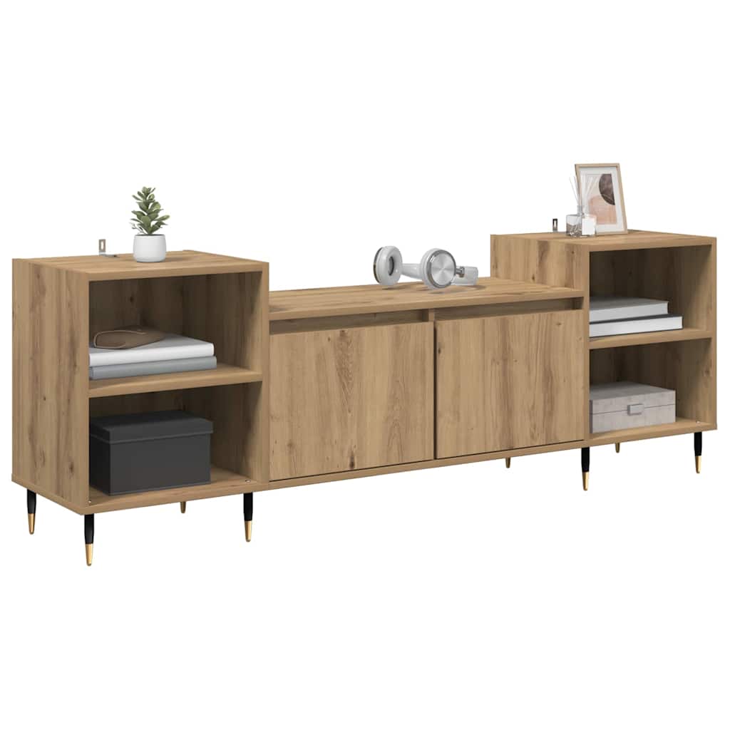 TV ormar Umjetnički hrast 160 x 35 x 55 cm Konstruirano drvo