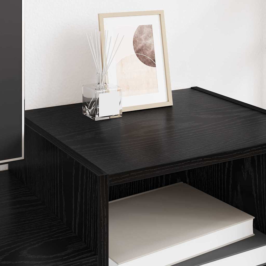TV ormar Crni hrast 160 x 35 x 55 cm Konstruirano drvo