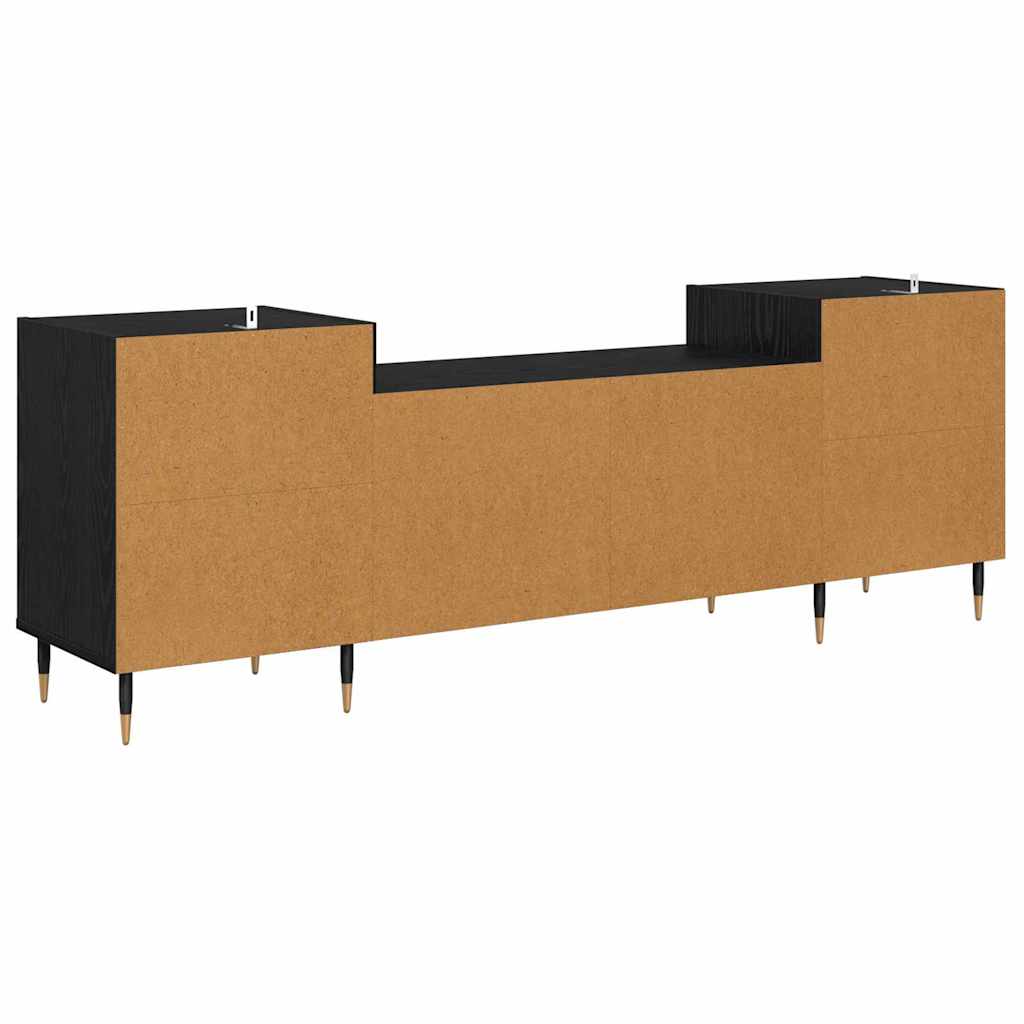 TV ormar Crni hrast 160 x 35 x 55 cm Konstruirano drvo