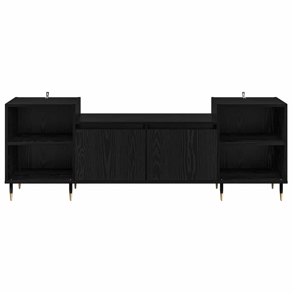 TV ormar Crni hrast 160 x 35 x 55 cm Konstruirano drvo