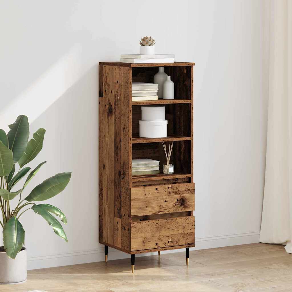 Highboard Staro drvo 40 x 36 x 110 cm Konstruirano drvo