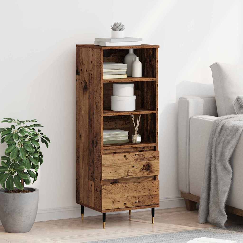 Highboard Staro drvo 40 x 36 x 110 cm Konstruirano drvo