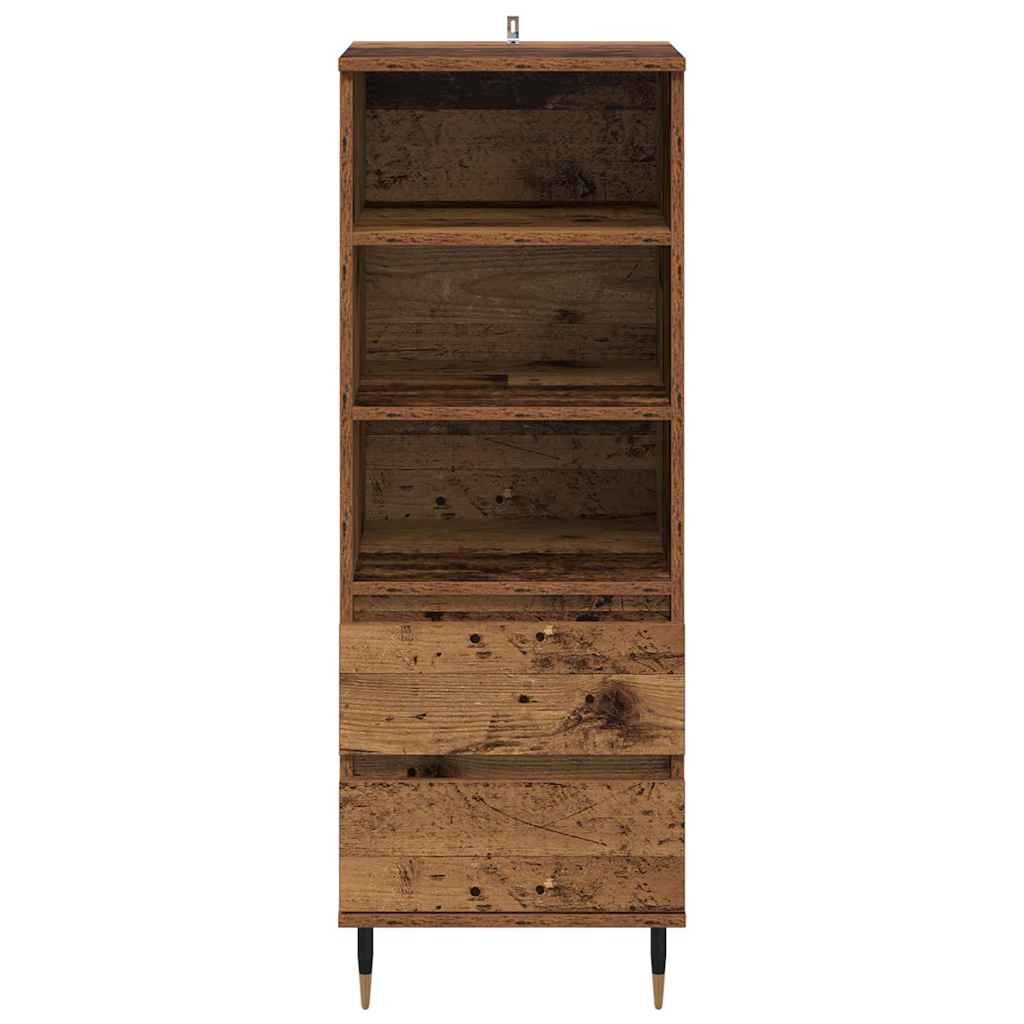 Highboard Staro drvo 40 x 36 x 110 cm Konstruirano drvo