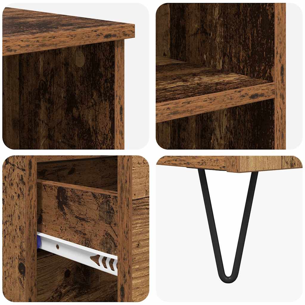 Highboard Staro drvo 40 x 36 x 110 cm Konstruirano drvo