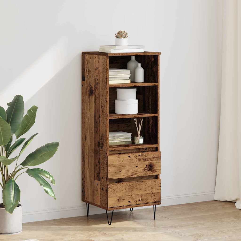 Highboard Staro drvo 40 x 36 x 110 cm Konstruirano drvo