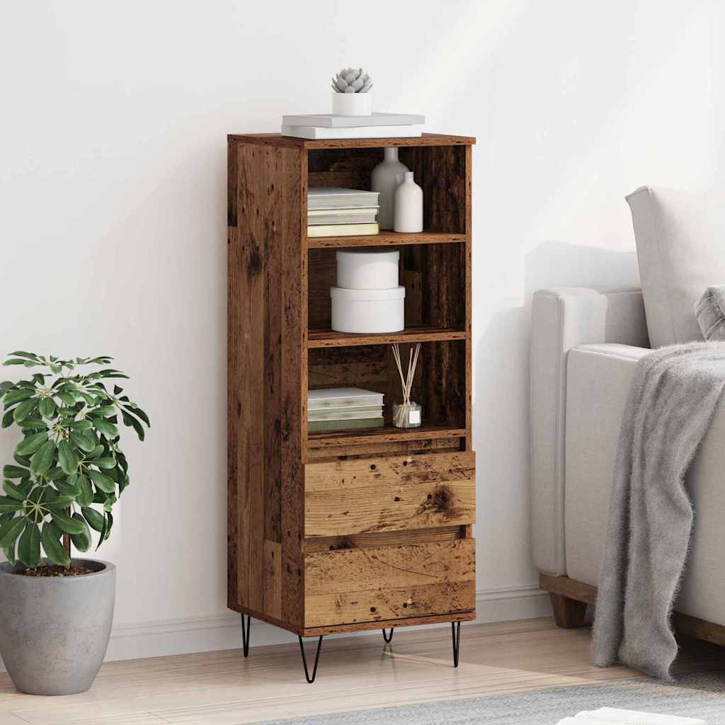 Highboard Staro drvo 40 x 36 x 110 cm Konstruirano drvo