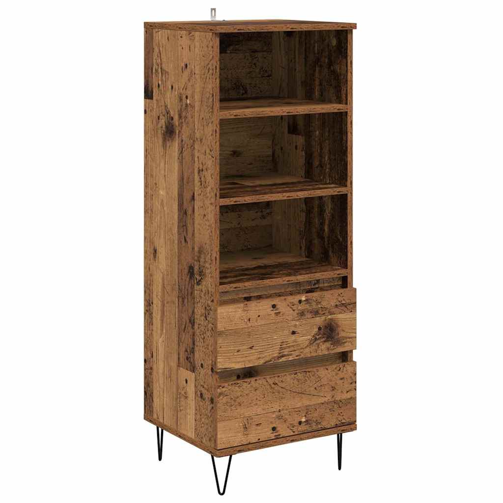 Highboard Staro drvo 40 x 36 x 110 cm Konstruirano drvo