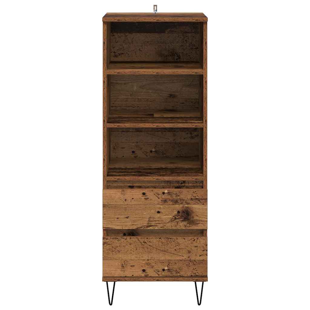 Highboard Staro drvo 40 x 36 x 110 cm Konstruirano drvo