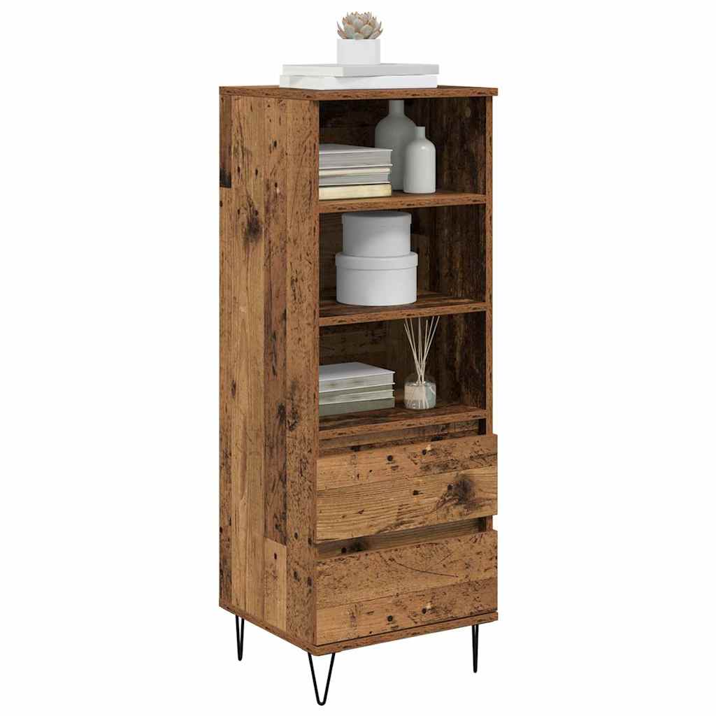 Highboard Staro drvo 40 x 36 x 110 cm Konstruirano drvo