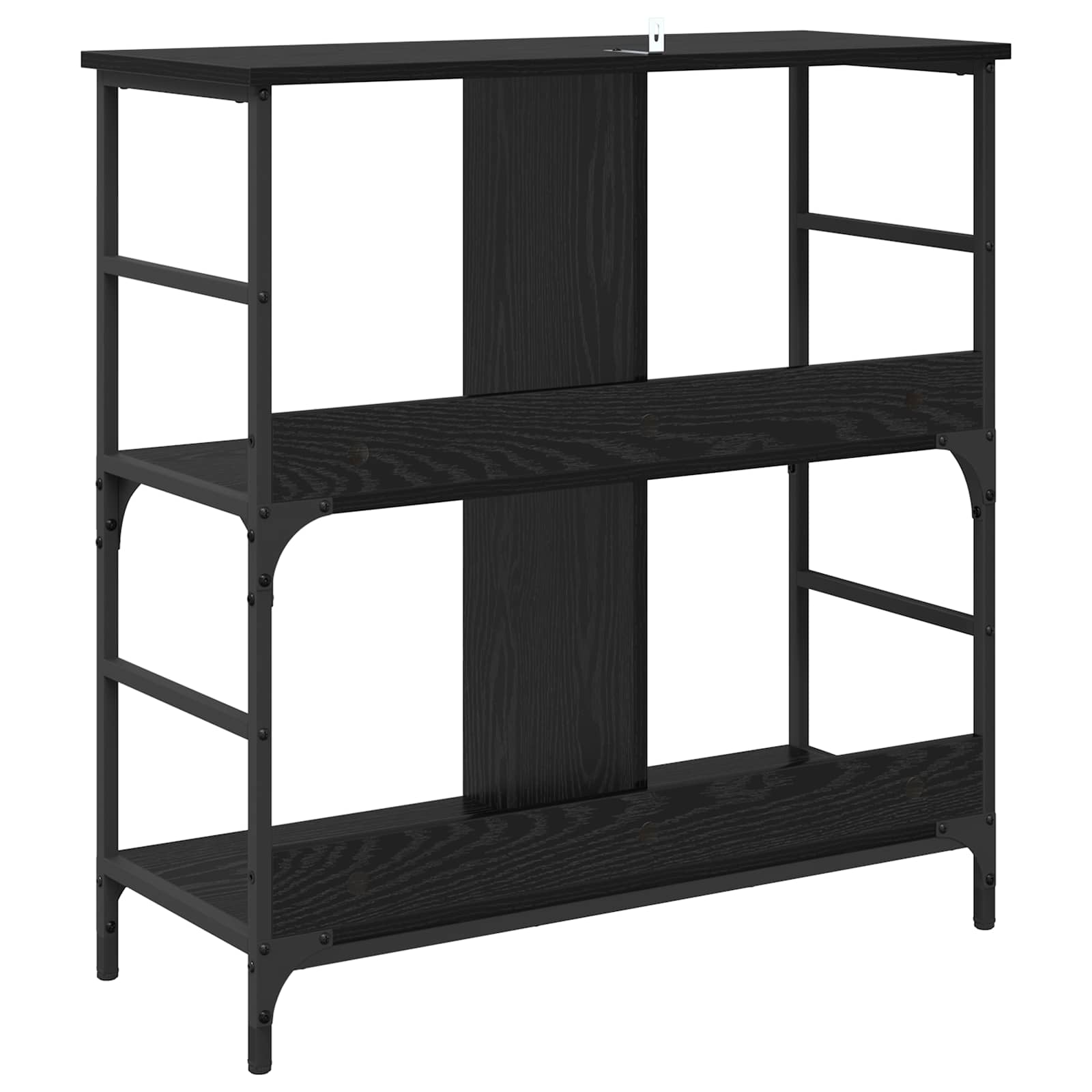 Polica Crni hrast 78.5 x 33 x 82 cm Konstruirano drvo