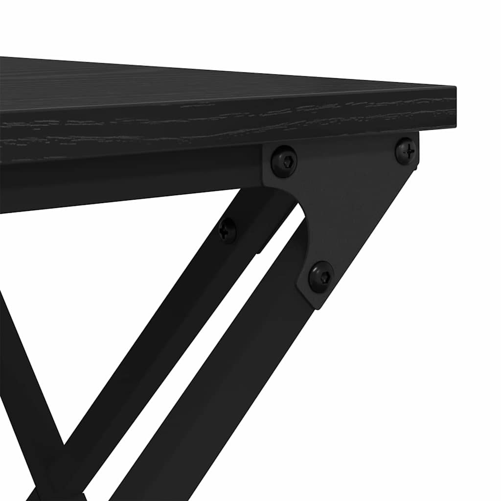 Kava Stol Crni hrast 100 x 49 x 40 cm Konstruirano drvo