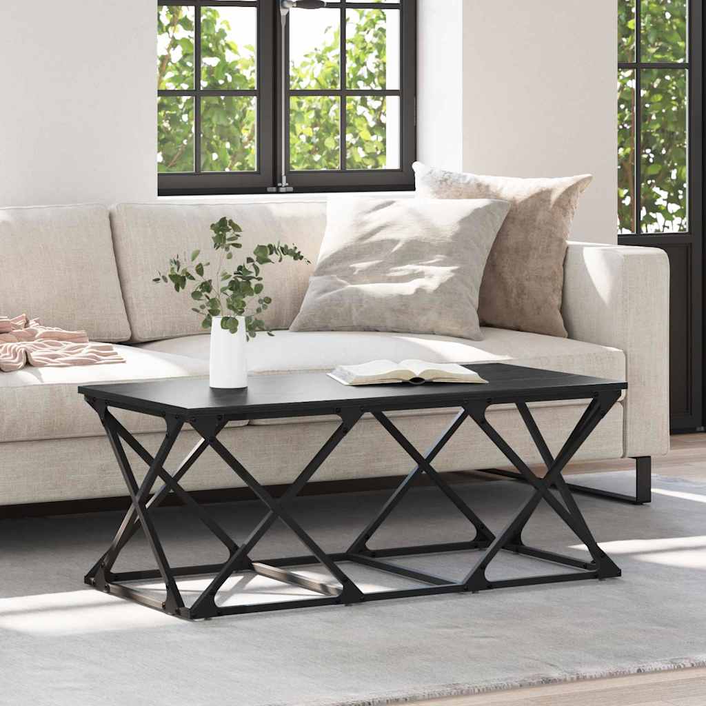 Kava Stol Crni hrast 100 x 49 x 40 cm Konstruirano drvo