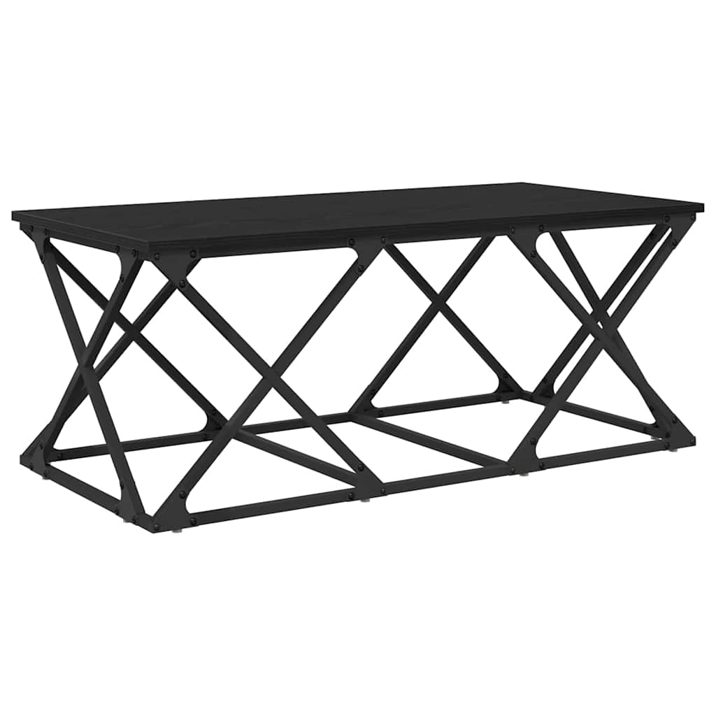 Kava Stol Crni hrast 100 x 49 x 40 cm Konstruirano drvo