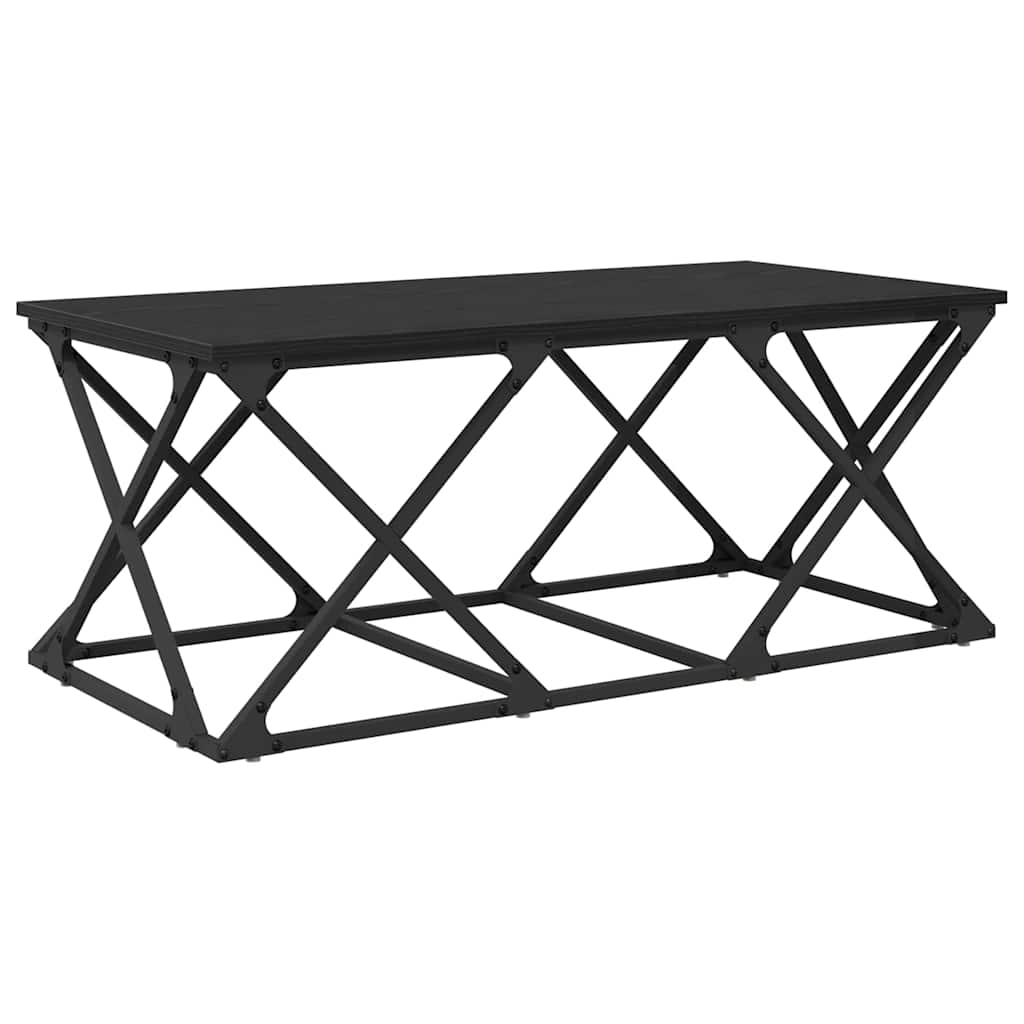 Kava Stol Crni hrast 100 x 49 x 40 cm Konstruirano drvo