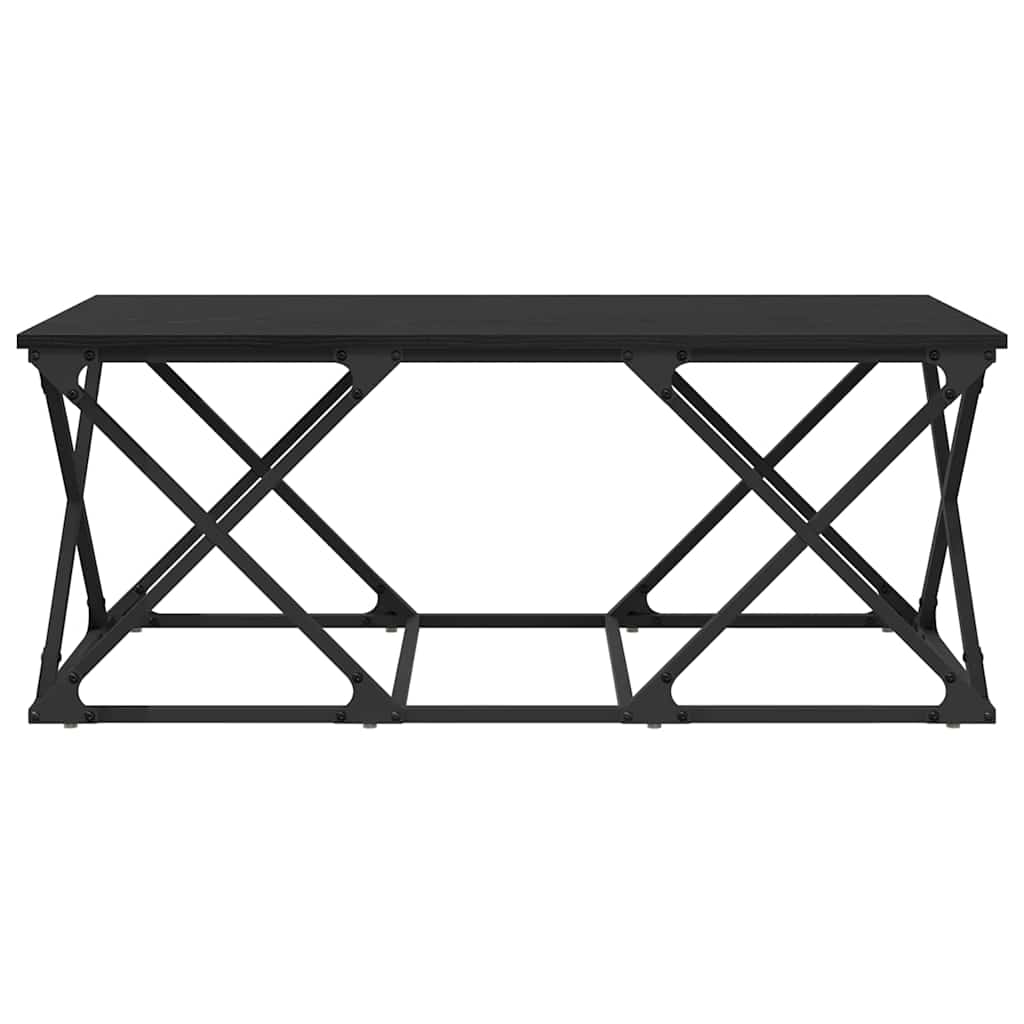 Kava Stol Crni hrast 100 x 49 x 40 cm Konstruirano drvo