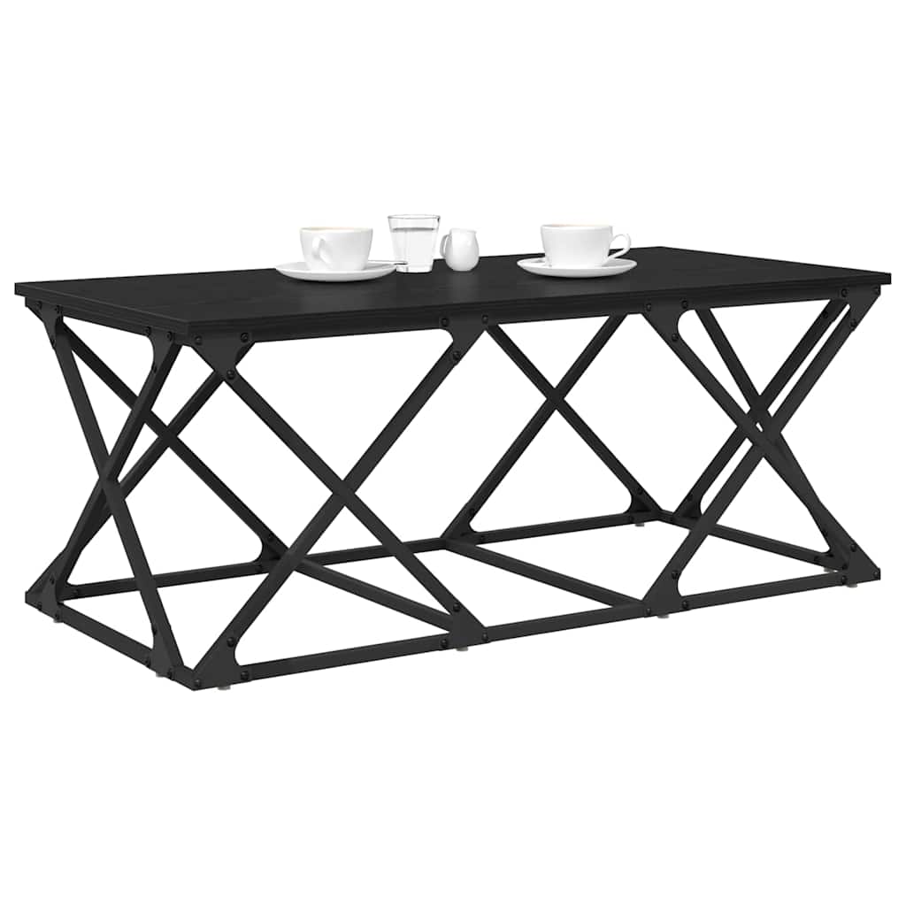 Kava Stol Crni hrast 100 x 49 x 40 cm Konstruirano drvo