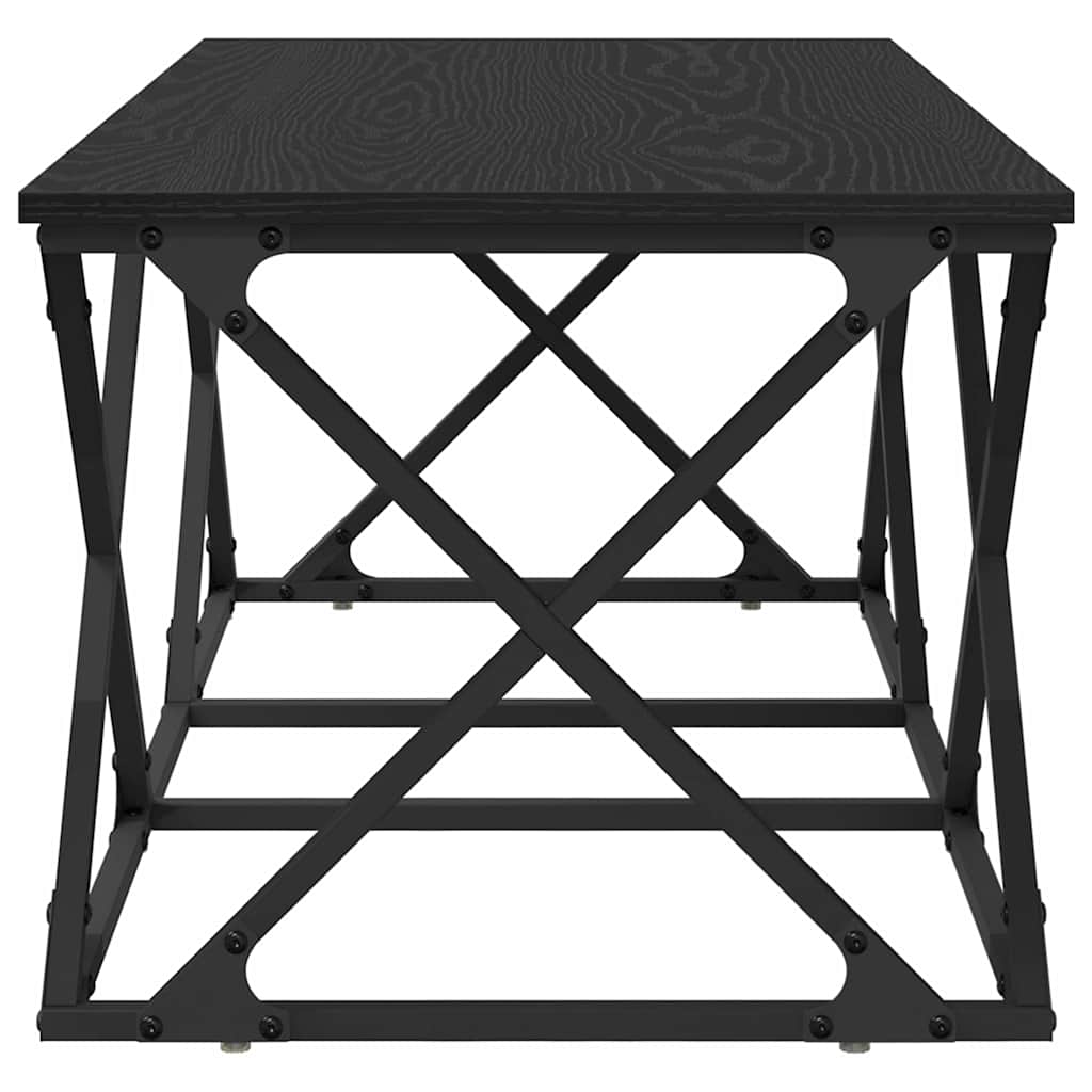 Kava Stol Crni hrast 100 x 49 x 40 cm Konstruirano drvo