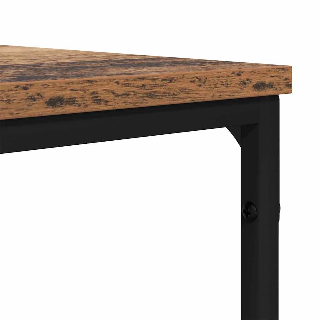 Kava Stol Staro drvo 100 x 100 x 40 cm Konstruirano drvo