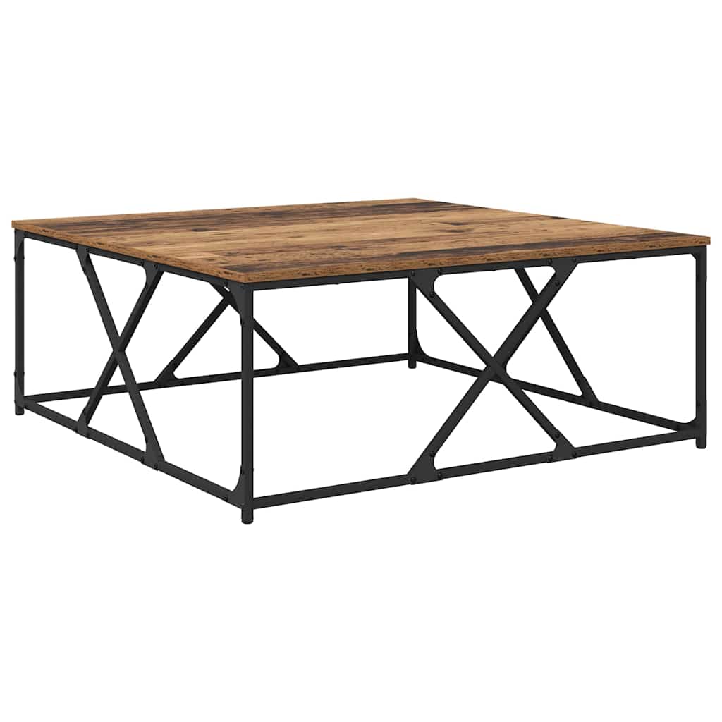 Kava Stol Staro drvo 100 x 100 x 40 cm Konstruirano drvo