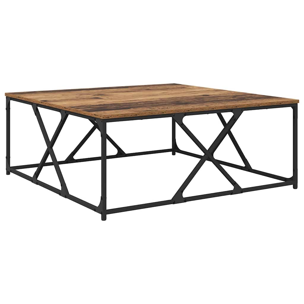 Kava Stol Staro drvo 100 x 100 x 40 cm Konstruirano drvo