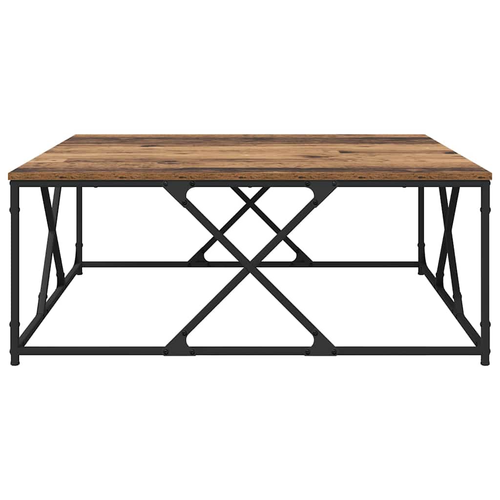 Kava Stol Staro drvo 100 x 100 x 40 cm Konstruirano drvo