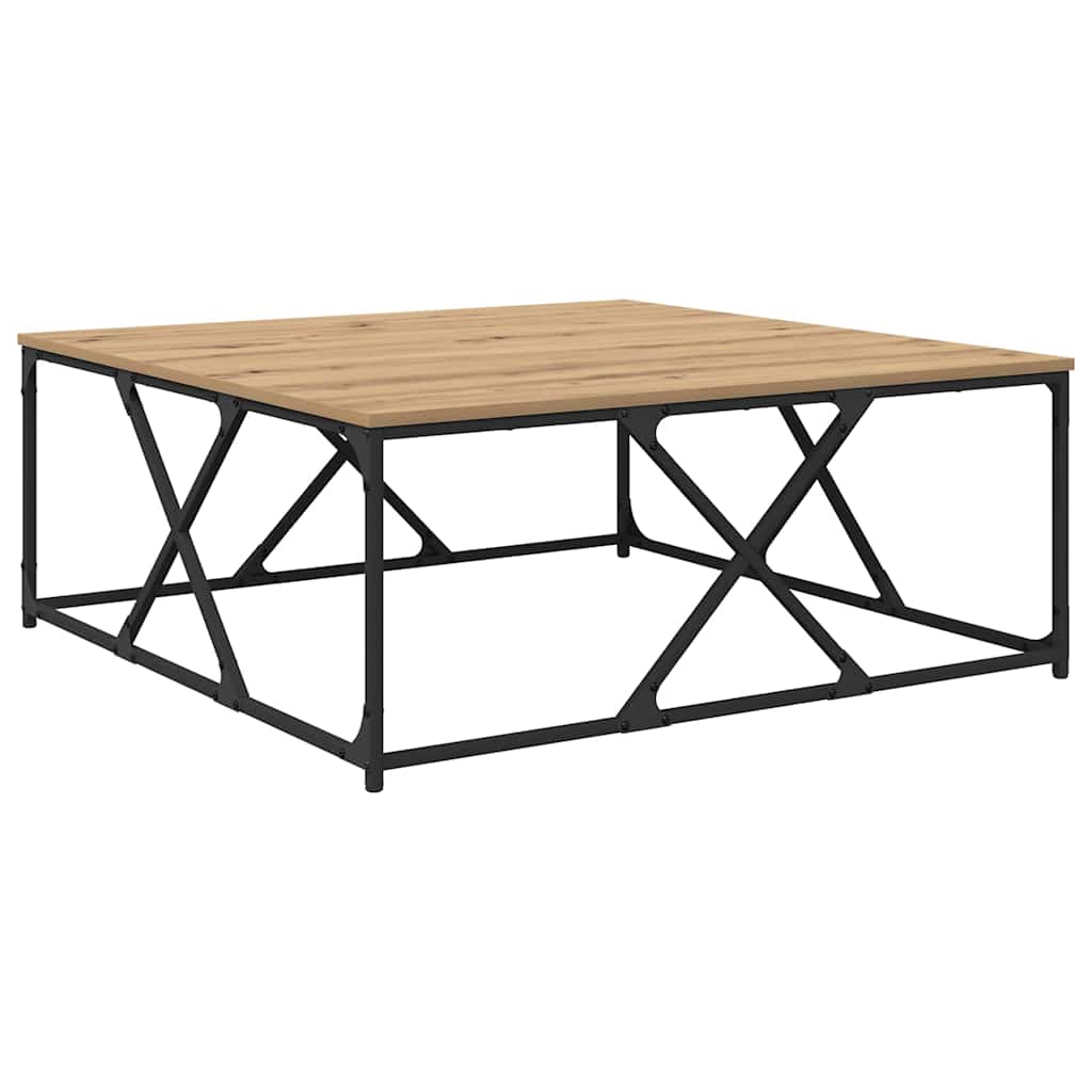 Kava Stol Umjetnički hrast 100 x 100 x 40 cm Konstruirano drvo