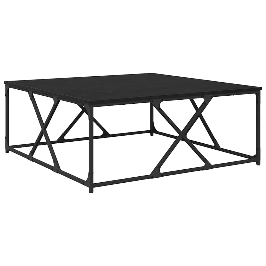 Kava Stol Crni hrast 100 x 100 x 40 cm Konstruirano drvo