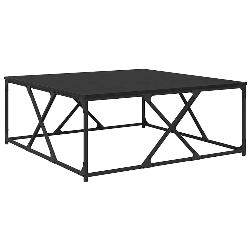 Kava Stol Crni hrast 100 x 100 x 40 cm Konstruirano drvo
