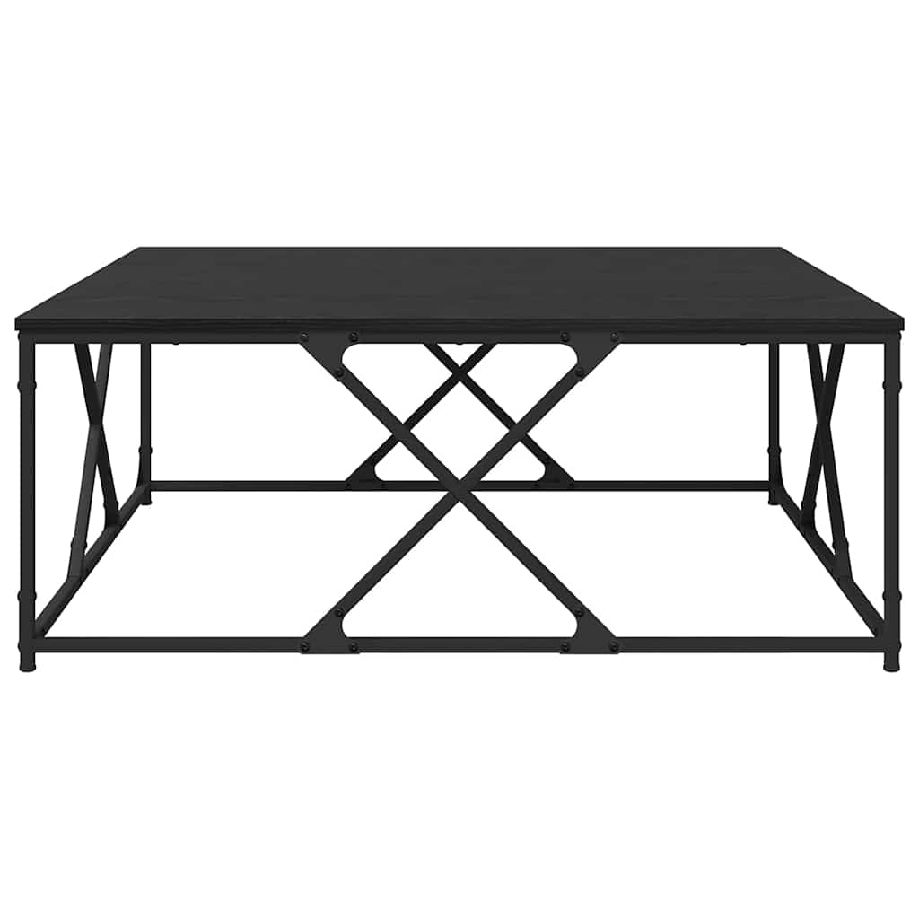 Kava Stol Crni hrast 100 x 100 x 40 cm Konstruirano drvo