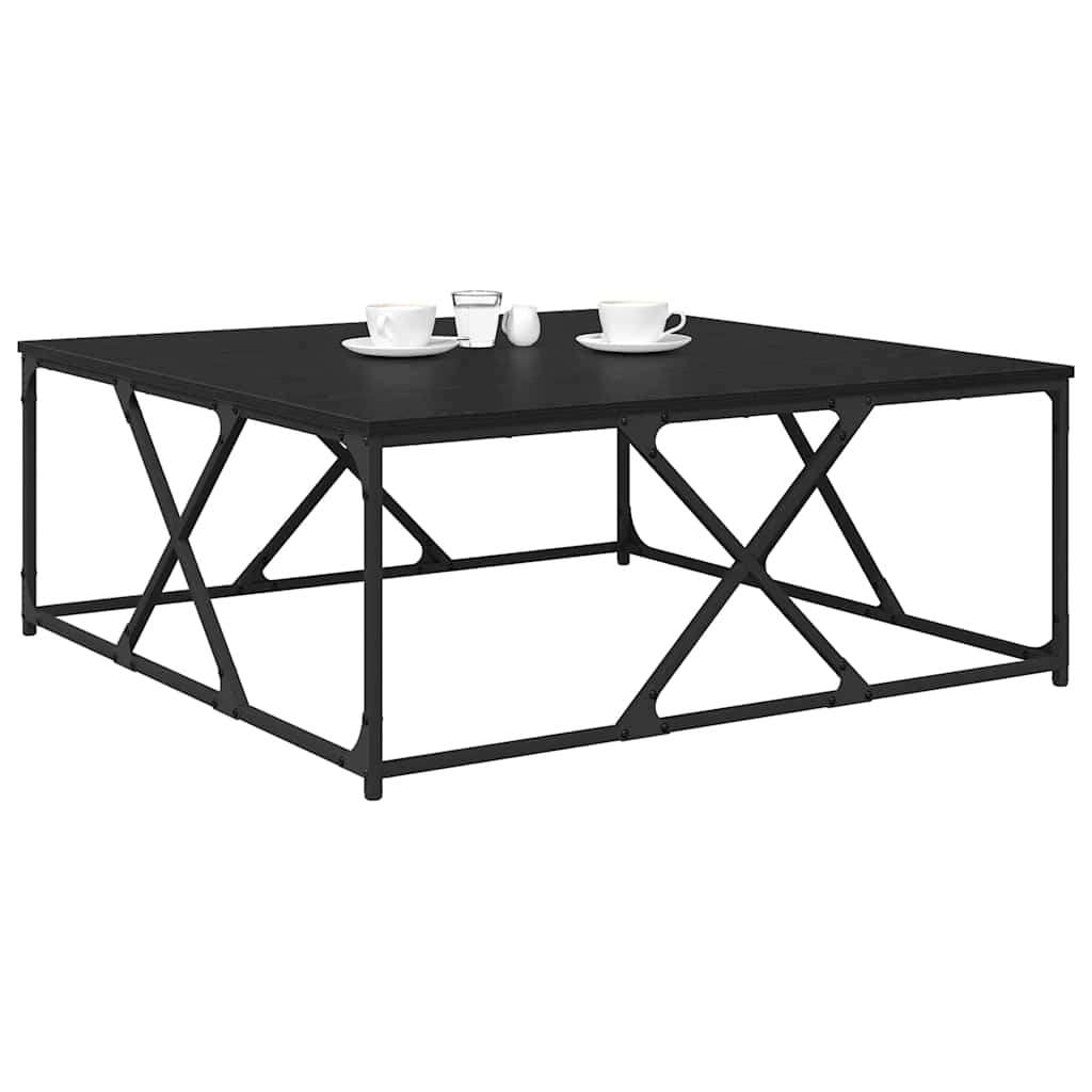 Kava Stol Crni hrast 100 x 100 x 40 cm Konstruirano drvo