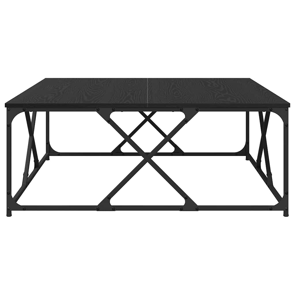 Kava Stol Crni hrast 100 x 100 x 40 cm Konstruirano drvo