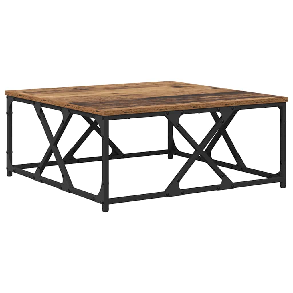 Kava Stol Staro drvo 70 x 70 x 30 cm Konstruirano drvo