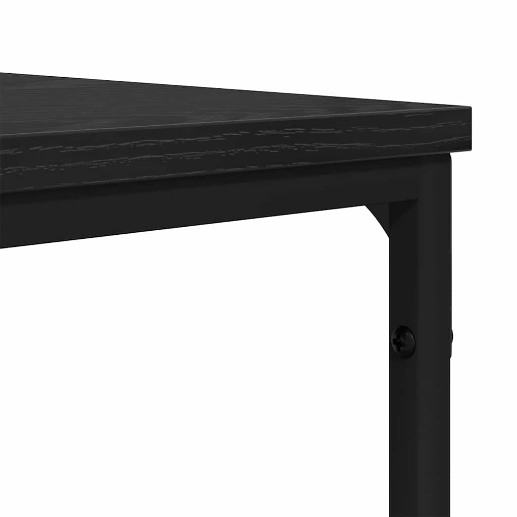 Kava Stol Crni hrast 70 x 70 x 30 cm Konstruirano drvo