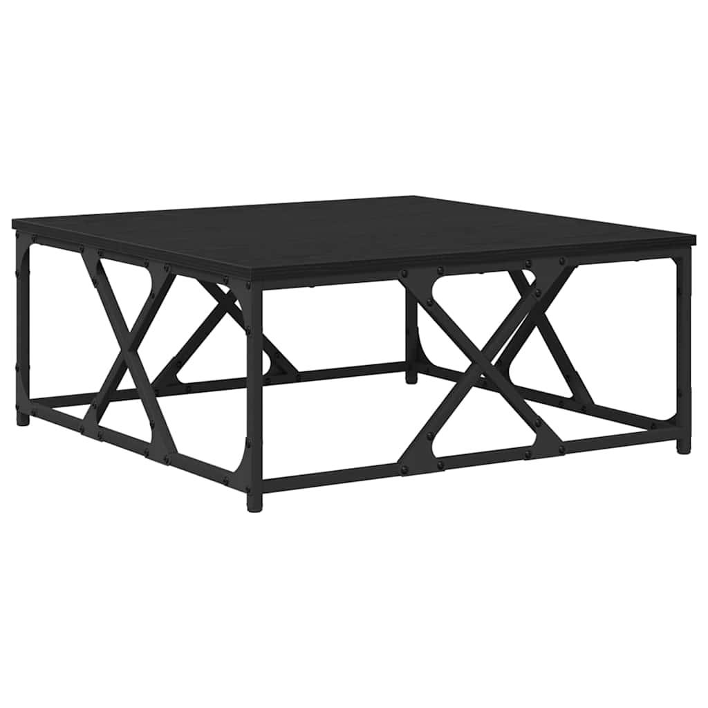 Kava Stol Crni hrast 70 x 70 x 30 cm Konstruirano drvo