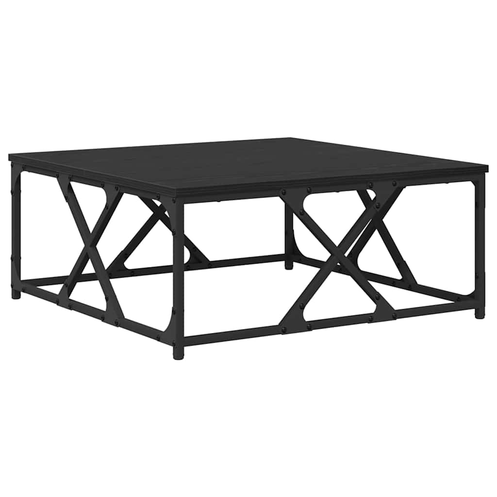 Kava Stol Crni hrast 70 x 70 x 30 cm Konstruirano drvo