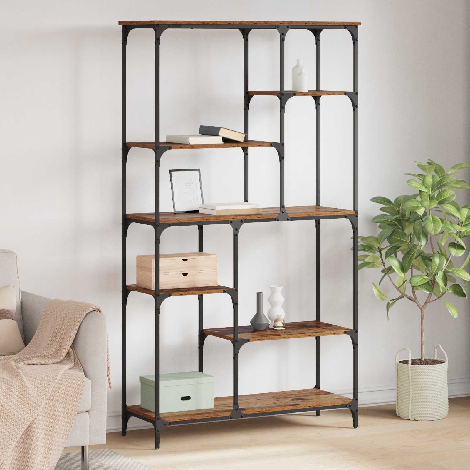 Polica Staro drvo 99 x 35,5 x 176 cm Konstruirano drvo