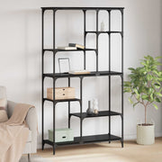 Polica Crni hrast 99 x 35,5 x 176 cm Konstruirano drvo