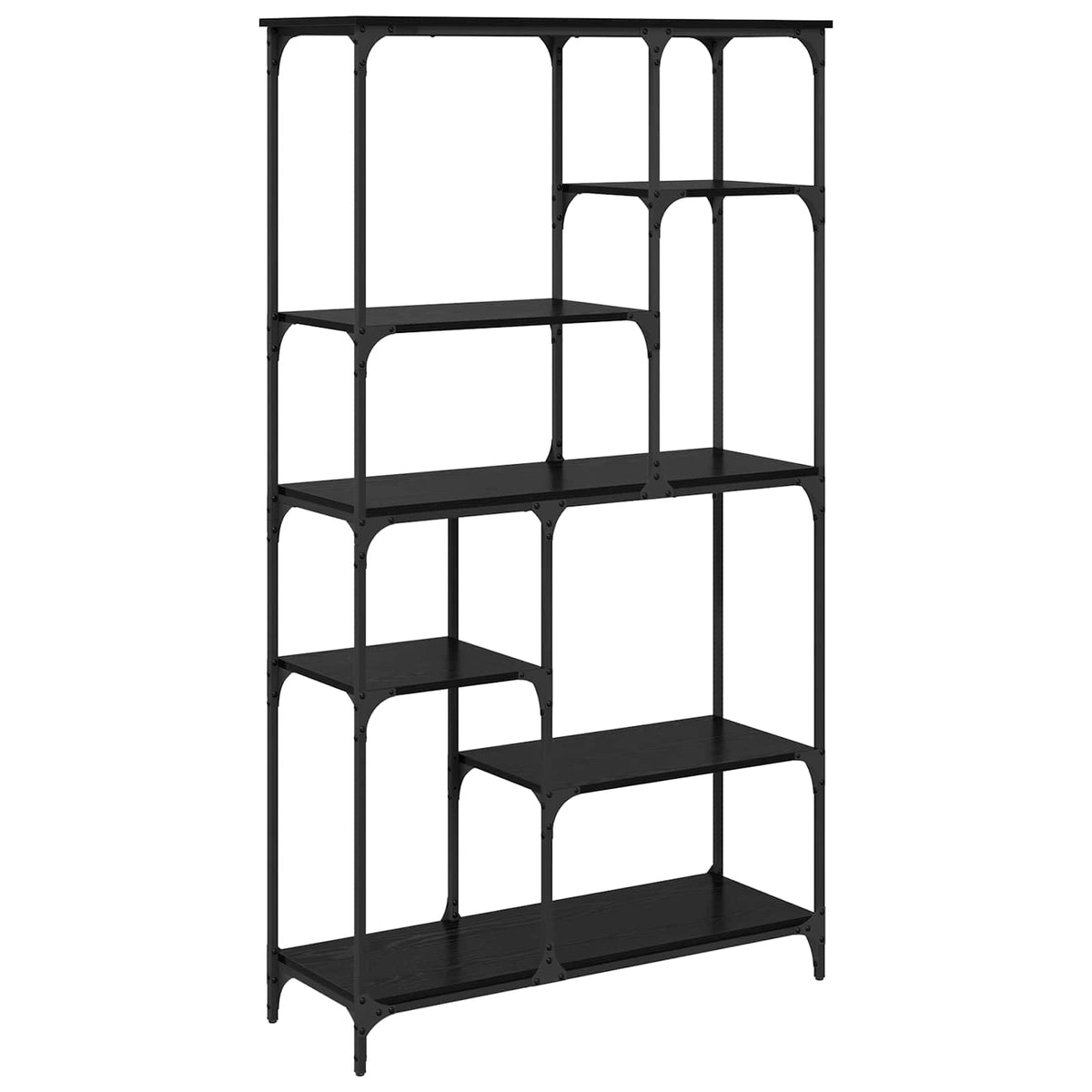 Polica Crni hrast 99 x 35,5 x 176 cm Konstruirano drvo