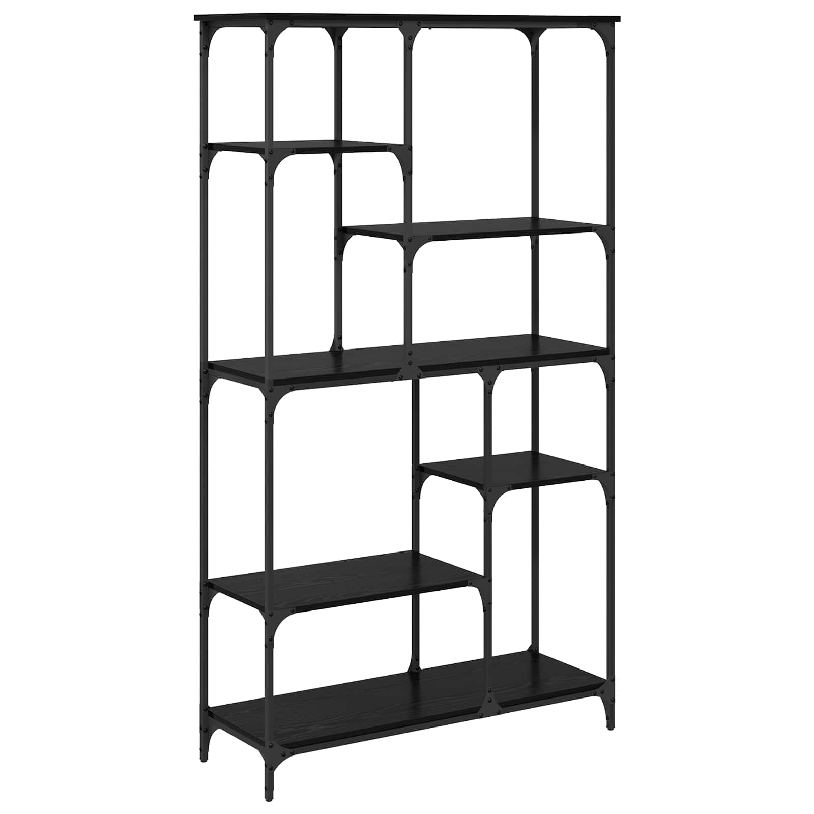 Polica Crni hrast 99 x 35,5 x 176 cm Konstruirano drvo