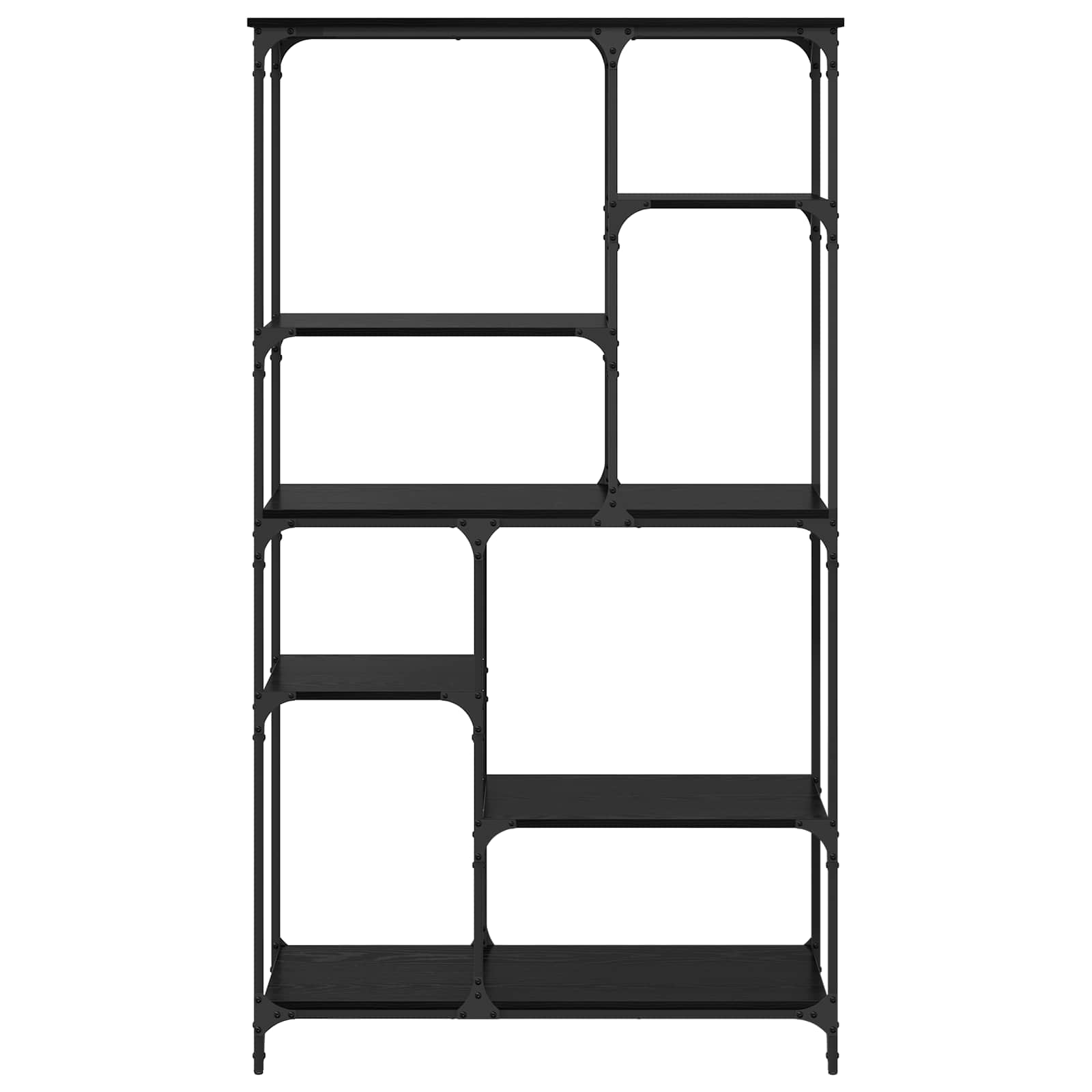 Polica Crni hrast 99 x 35,5 x 176 cm Konstruirano drvo