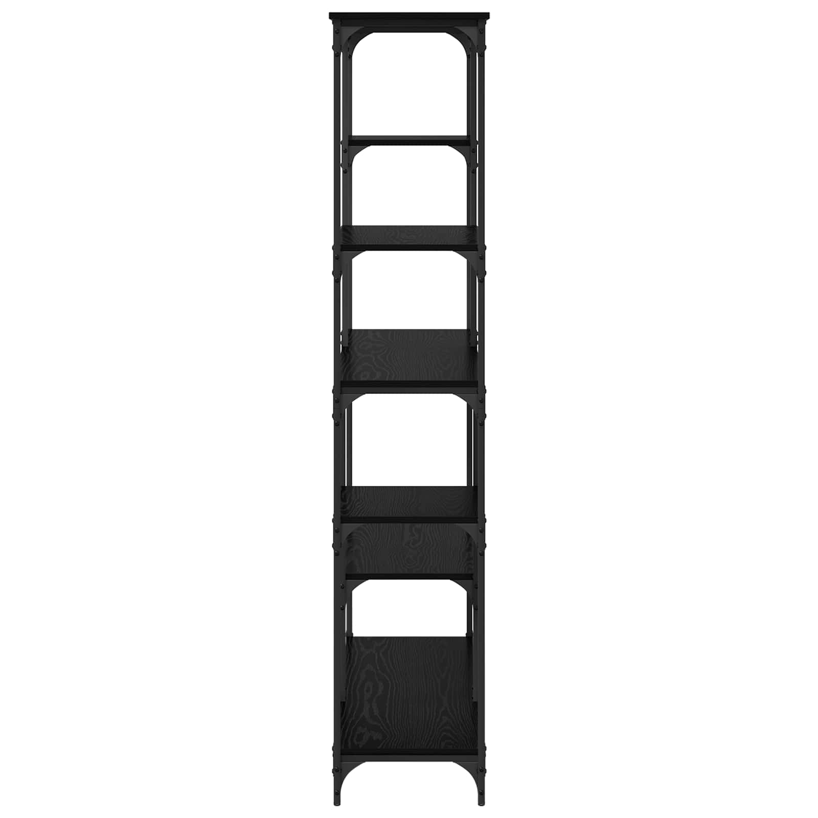 Polica Crni hrast 99 x 35,5 x 176 cm Konstruirano drvo