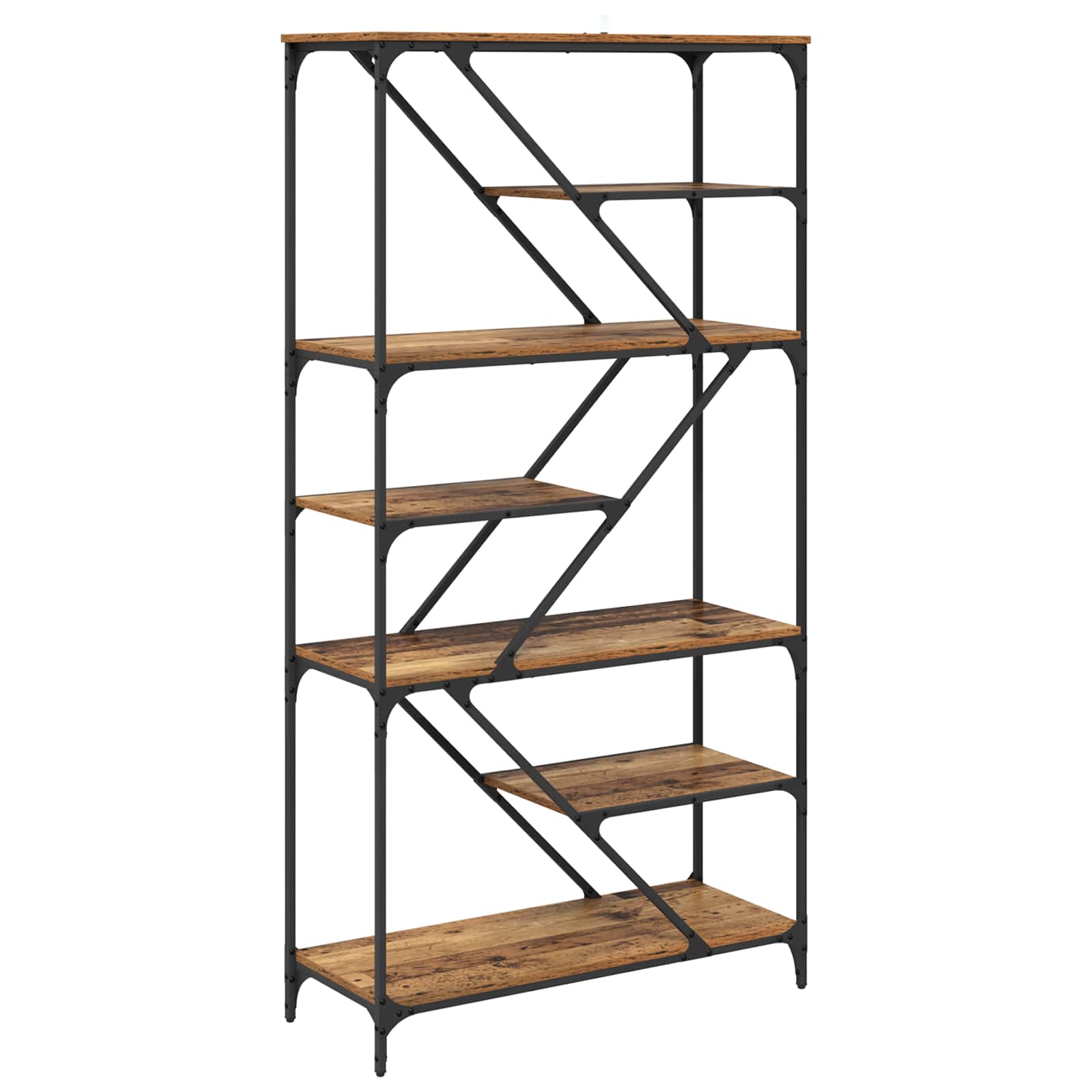 Polica Staro drvo 91 x 36 x 176 cm Konstruirano drvo