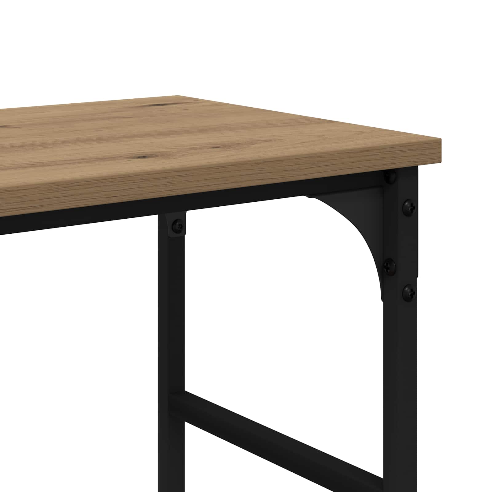 Konzolna stolica s policom Umjetnički hrast 150 x 29 x 76,5 cm
