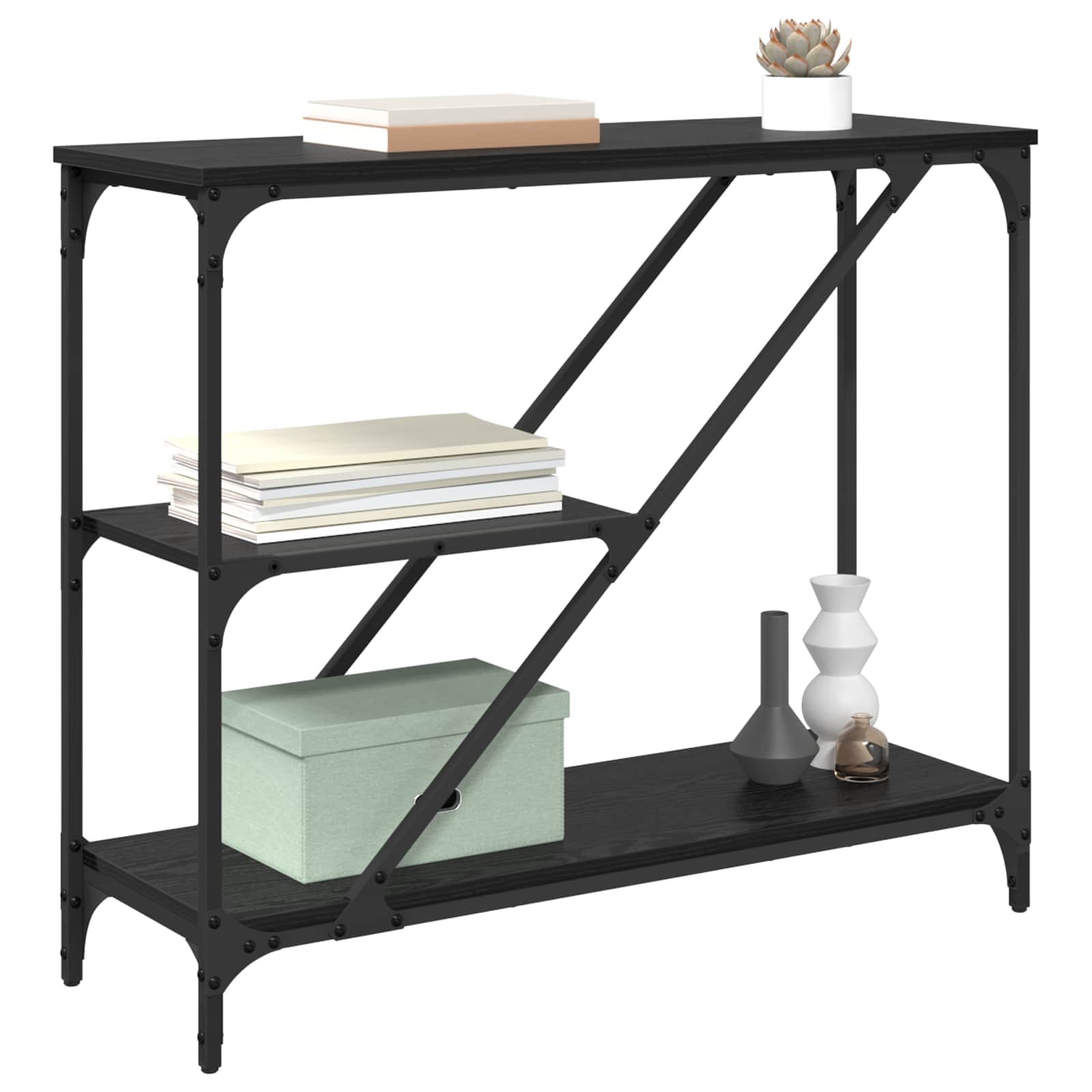 Konzolna stolica Crni hrast 88,5 x 30 x 75 cm Konstruirano drvo