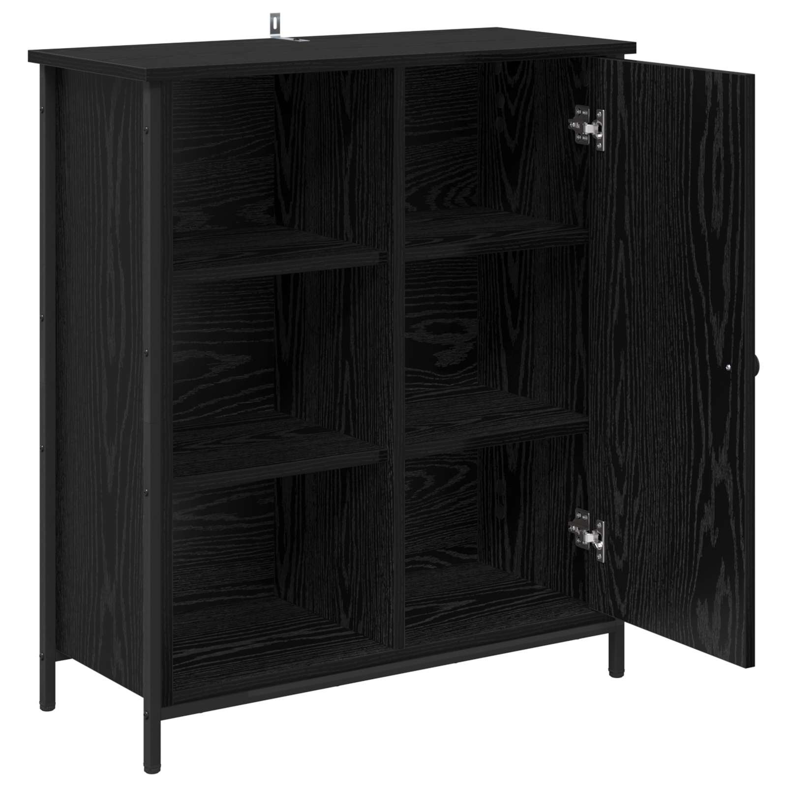 Kreveta Crni hrast 70 x 30 x 80 cm Konstruirano drvo